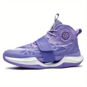 Men's Colorful Basketball Shoes for Indoor/Outdoor Comfort